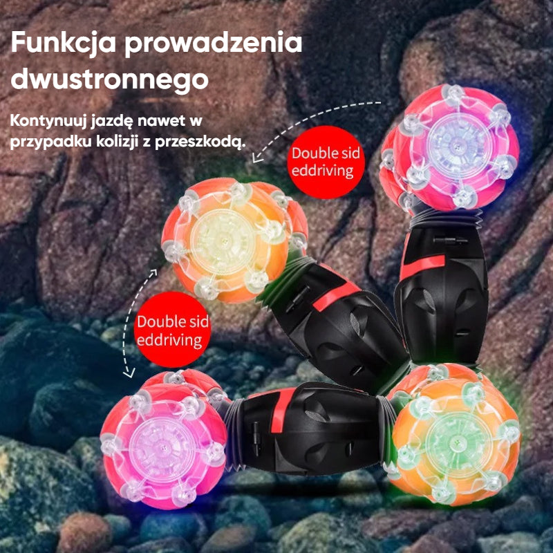 RC Transform-X Pro - Zdalnie Sterowany Samochód Akrobacyjny 4WD – Drift, Gesty, Transformacja i Wspinanie