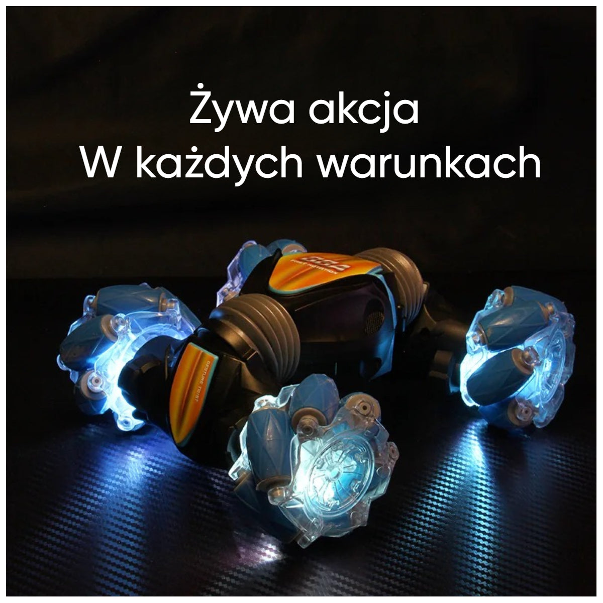 RC Transform-X Pro - Zdalnie Sterowany Samochód Akrobacyjny 4WD – Drift, Gesty, Transformacja i Wspinanie