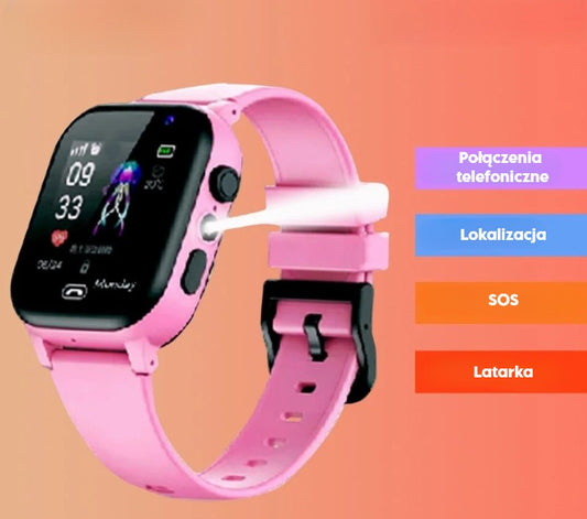 SafeBuddy™️ - Smartwatch z funkcjami bezpieczeństwa dla dzieci