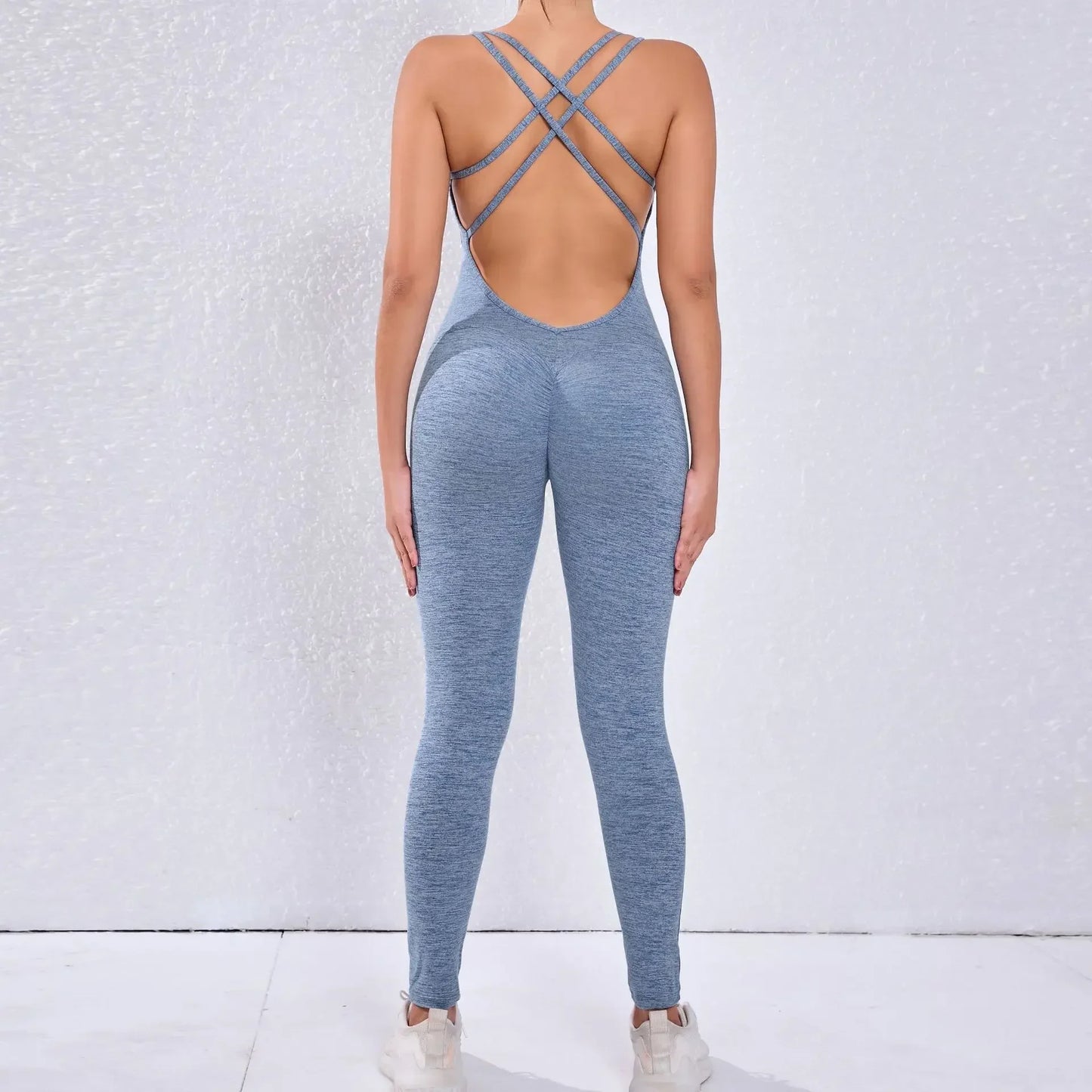 ViveMotion Aura™ Stylowy kombinezon z wycięciem na plecach – idealny do aktywności sportowych i aktywnego stylu życia