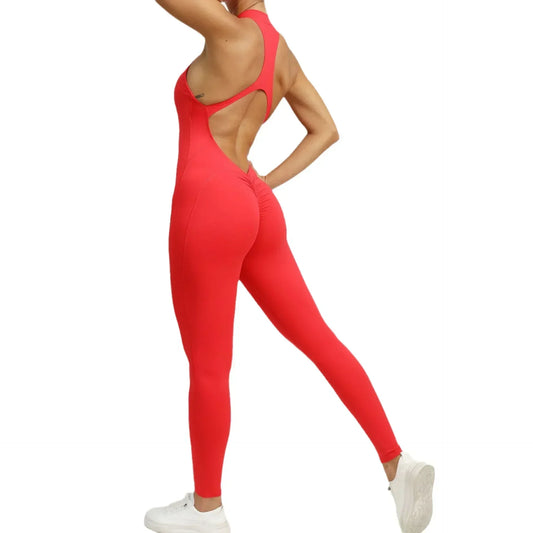 ViveMotion Flow™ - Stylowy kombinezon z wycięciem na plecach – idealny do aktywności sportowych i aktywnego stylu życia