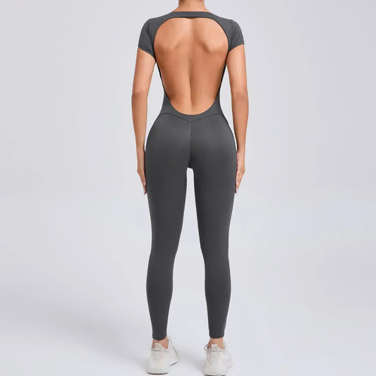 ViveMotion Flex™ Stylowy kombinezon z wycięciem na plecach – idealny do aktywności sportowych i aktywnego stylu życia