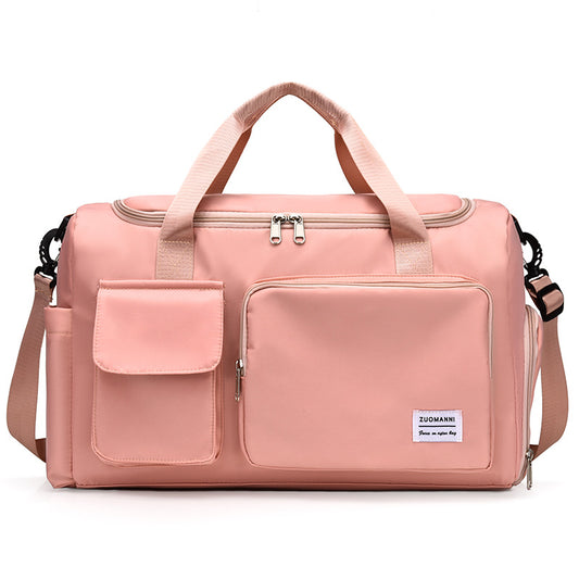 FitBag Pro – Duża Torba Sportowa na Ramię z Przegrodą na Mokre i Suche Rzeczy, Idealna na Jogę i Basen