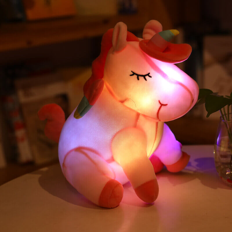 Lumino Magiczny Jednorożec LED – Tęczowa Przytulanka Świecąca Marzeniami